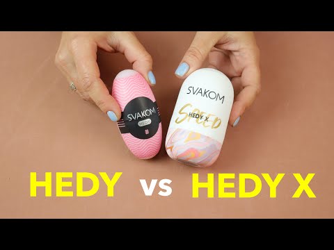 SVAKOM HEDY vs HEDY X - сравниваем мастурбаторы яйца от Сваком, какую игрушку купить?