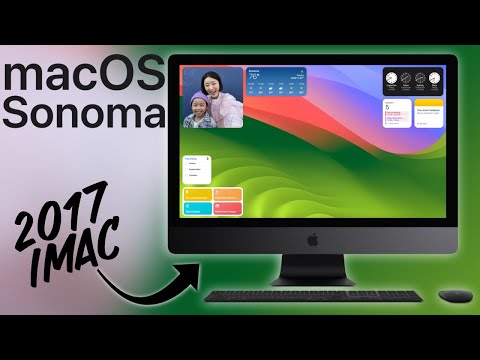 Macデスクトップ iMac / Sonoma / Win11 / AdobeCS2 /Office macOS Sonoma on the OLDEST Mac Supported! - YouTube