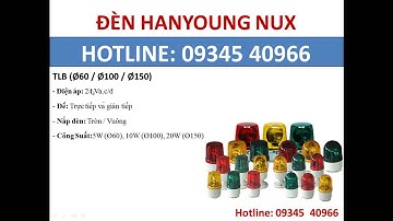 Đèn tháp Hanyoung HY TWBN 220 3 giá call 09345 40966