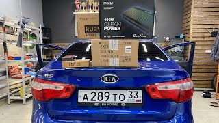 Бюджетный автозвук за 25 тысяч рублей в Киа Рио / Kia Rio