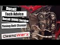 Ducati 1098S - Replacing the timing belts - Service Video No.1