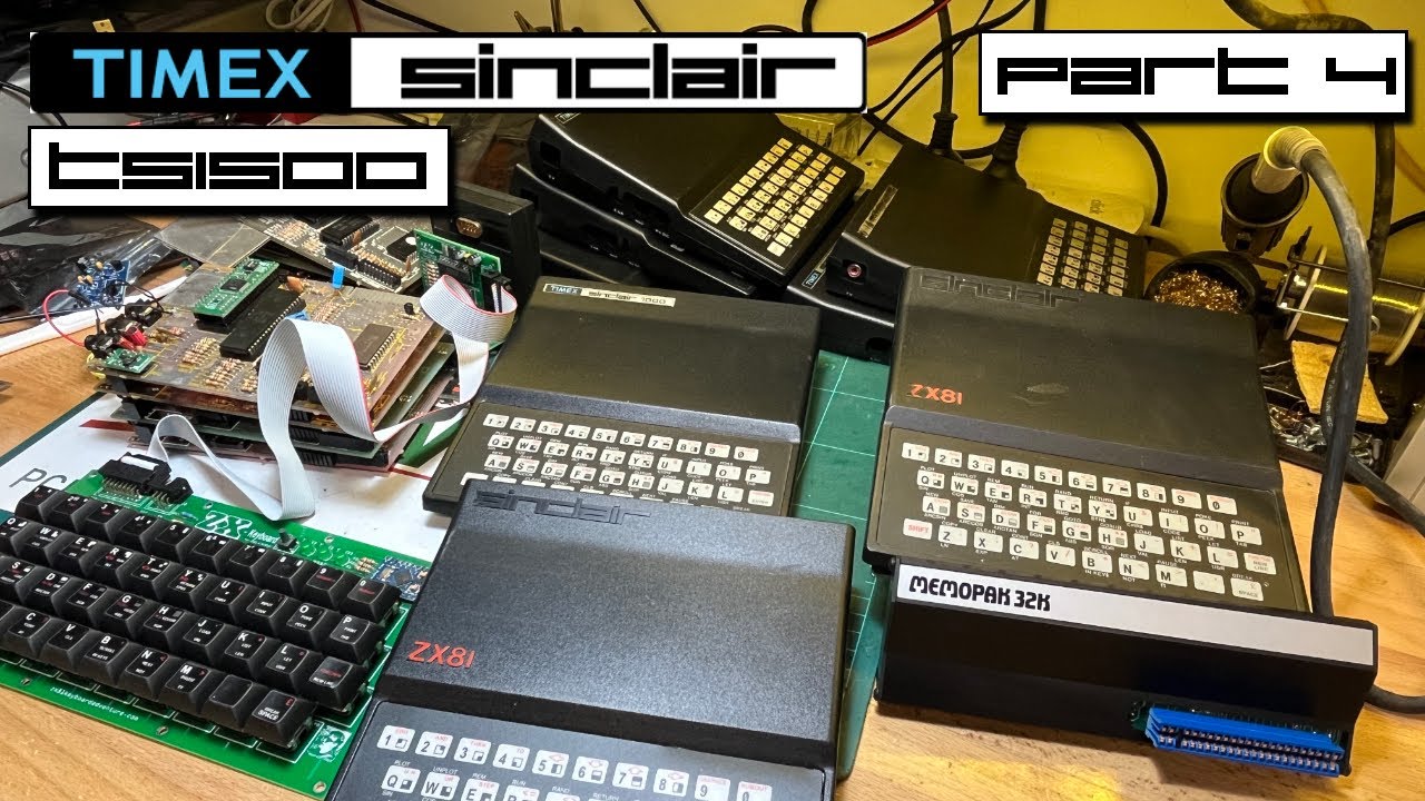 アイドル mzk1812 ZX81/TS1000/TS1500 Cleanup: Part 4 (TS1500 Video Mod 1) [TCE