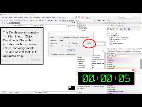 Compiling a Million Lines of Code with Delphi
