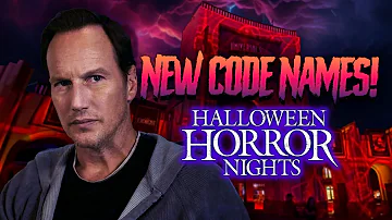 ALL HALLOWEEN HORROR NIGHTS 2024 CODE NAMES REVEALED | All 10 Haunted House Code Names Public