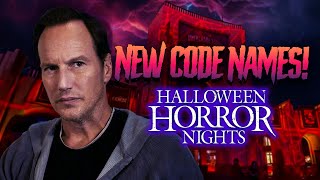 ALL HALLOWEEN HORROR NIGHTS 2024 CODE NAMES REVEALED | All 10 Haunted House Code Names Public