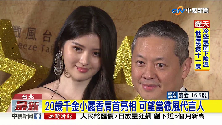 微風千金尾牙首亮相 氣質出眾神似母親孫芸芸│中視新聞 20200108 - 天天要聞
