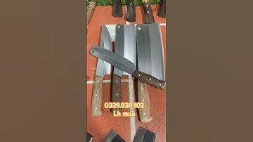 Bộ dao bếp thép trắng xịn