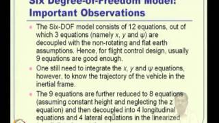 Mod-07 Lec-17 Overview of Flight Dynamics -- III