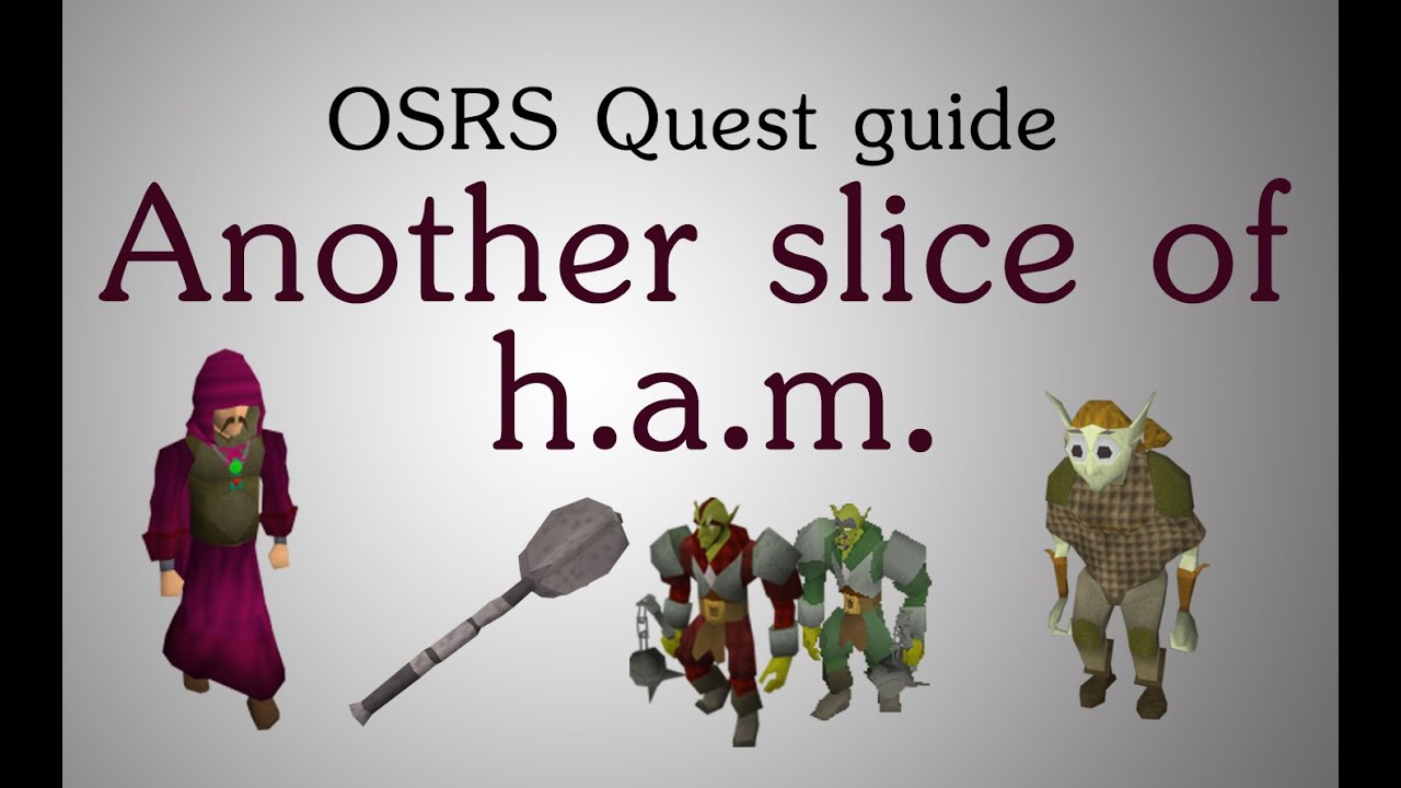 [OSRS] Another slice of h.a.m. quest guide - YouTube
