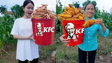 Bà Tân Vlog - Lần Đầu Làm Gà Rán Khoai Tây Chiên Khổng Lồ Đãi Cả Làng