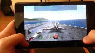 |Game #86| { F18 Carrier Landing } لعب لعبة الطائرة الحربية HD Android (GamePlay) screenshot 2