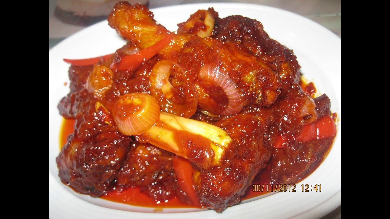 Resepi Ayam Masak Merah Dapur Bujang  Desainrumahid.com