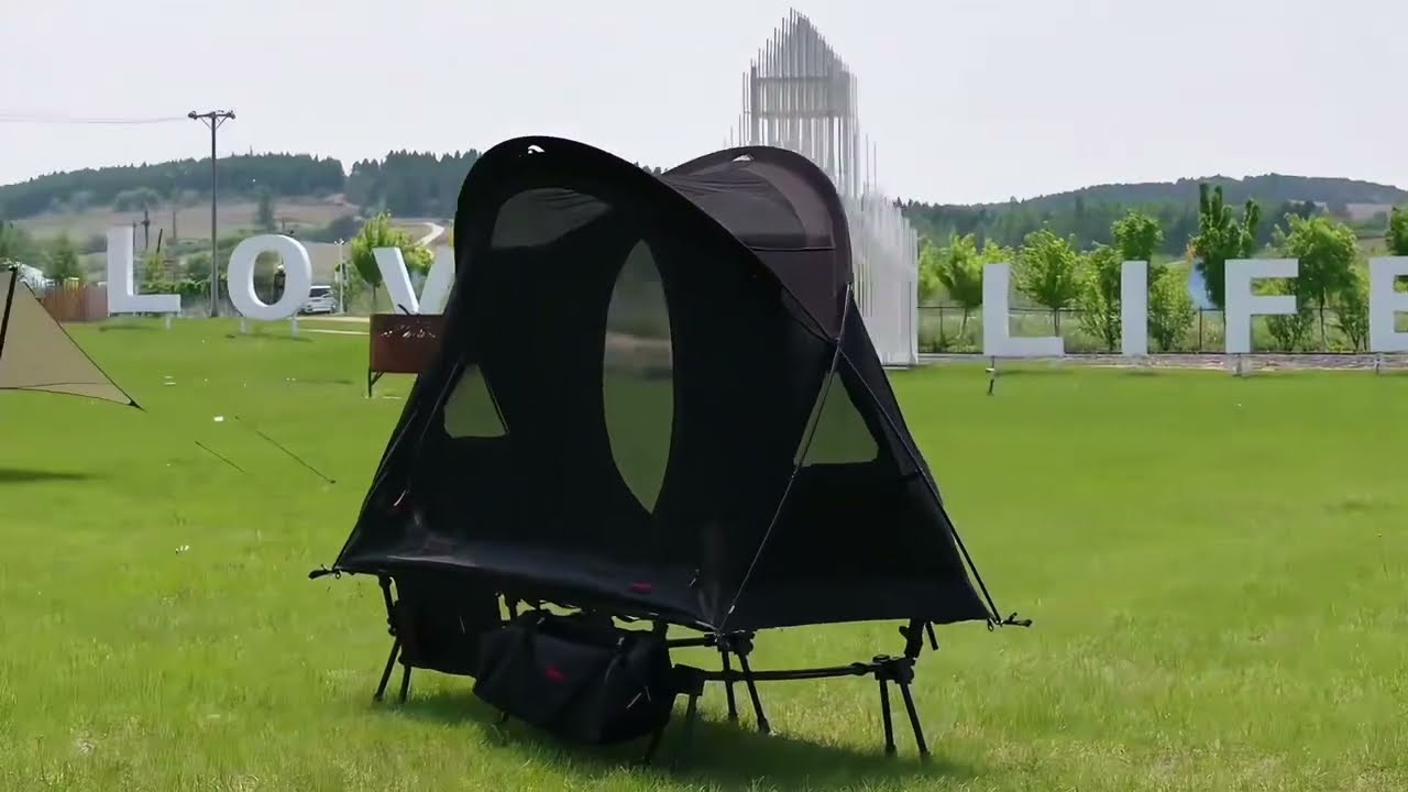 BLACK DRAGON COT TENT グレー Black Dragon COT TENT STE UP GUIDE [BLACK DRAGON COT TENT