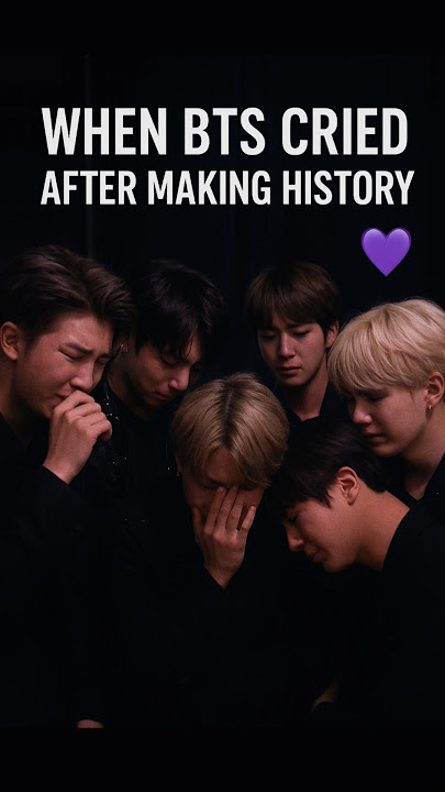 💜 When BTS Cried After Making History🥺