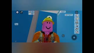 Roblox Brookhaven roleplay Construction Engineer worker represents