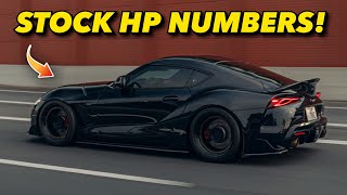 Solid HP Numbers For A Stock A90 Supra!