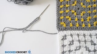 How to Join Granny Squares with Invisible Seam