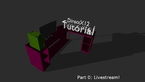 Beginner tutorial: Your first DirectX 12 application in C++ - Livestream Part 7.5