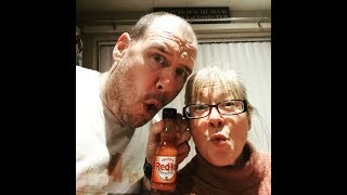 Franks Hot Sauce Challenge, good news and head shave Franks Hot Sauce Challenge, good news and head shave