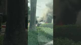 KENDALL ACCIDENT FIRE CAR !!! No te acerques