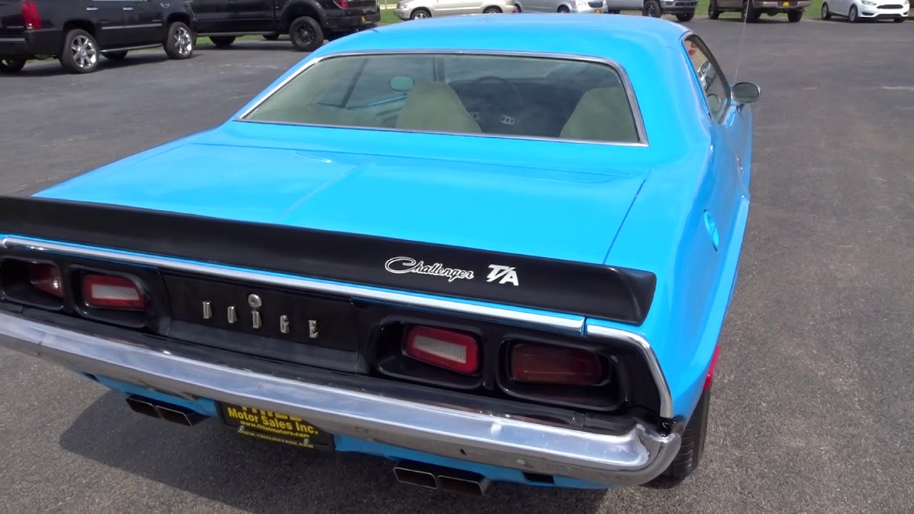 1974 Dodge Challenger THIEL MOTOR SALES DeWitt, IOWA YouTube