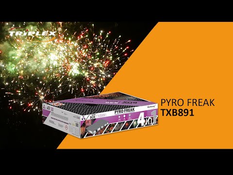 Video: Pyro Freak 528 ispaljenja / 20 mm