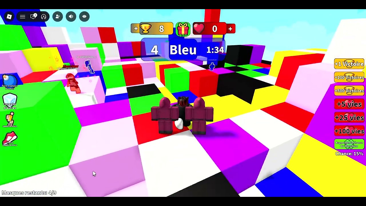 Roblox : Cache cache de couleur !