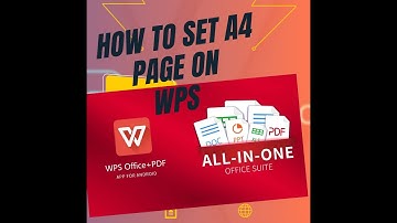 WPS PR  A4  PAGE SIZE SETTING