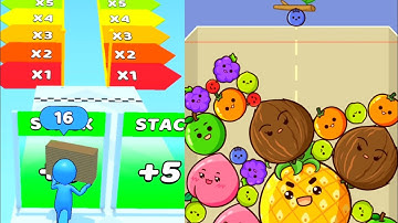 Fruit Merge Vs Bridge Run| Android ios game| New APK update