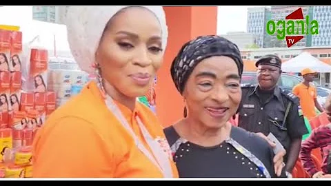 STILL ROMANTIC: OLORI ELEGUSHI, ALH.ABBA FOLAWUYO & FAMILIES STORM'S SHADE OKOYA ELEGANZA TRADE FAIR