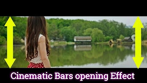 How to Make Cinematic Black Bars Opening Effect Video || Kinemaster Cinematic Effect Tutorial