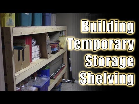 Building Temporary Storage Shelving