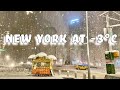 Walking new york city in heavy snowfall magical nyc snow walk 