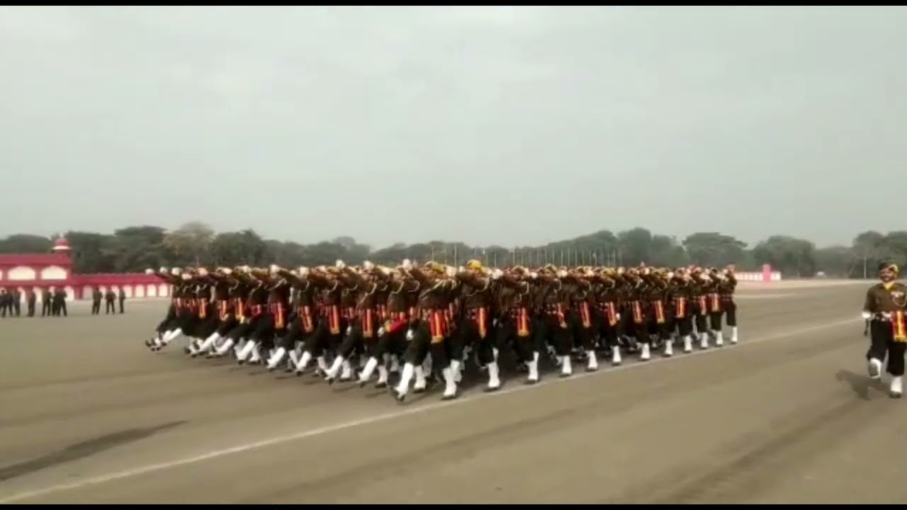 Army Drill  Perfect turning dressing and marching  Dashing Dogras