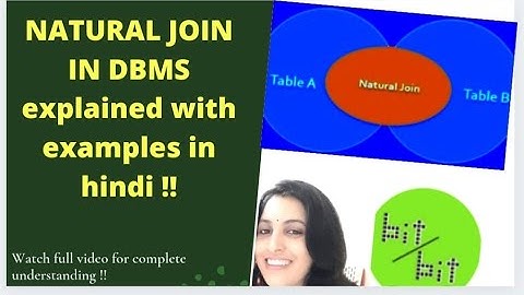 #21:-Natural join in SQL in Hindi || DBMS