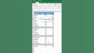 How to delete blank rows using a shortcut | Excel Tips and Tricks