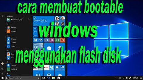 cara buat bootable flash disk windows 10 menggunakan rufus