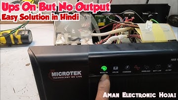microtek 1275 hybrid inverter overload problem Complete solution