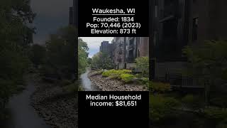 Random US Towns: Waukesha, WI #shorts