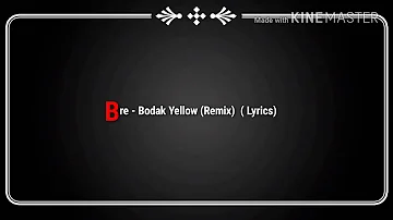 Bre -  Cardi B Bodak Yellow [Remix] [Lyrics]