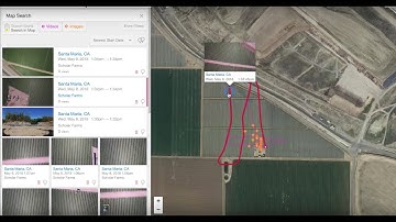 Using georeferenced drone video for crop scouting