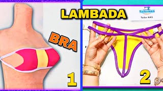 DIY UNDERWEAR - 2 SEWING TUTORIAL TO SEW PANTIES & BRA