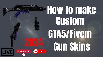 How to make custom Gun Skin for GTA 5 fivem.