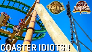 Coaster Idiots Ride Virginia's Newest Roller Coasters!! Tumbili and Pantheon!