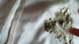 To remove slime stains from your cloths or bed sheet
