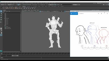 Alex Filvet: Animation in Maya. Added frames to key poses, overshoots, fixed knee