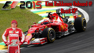 F1 2015 Kimi Raikkonen Onboard @ Brazillian Grand Prix (rFactor)