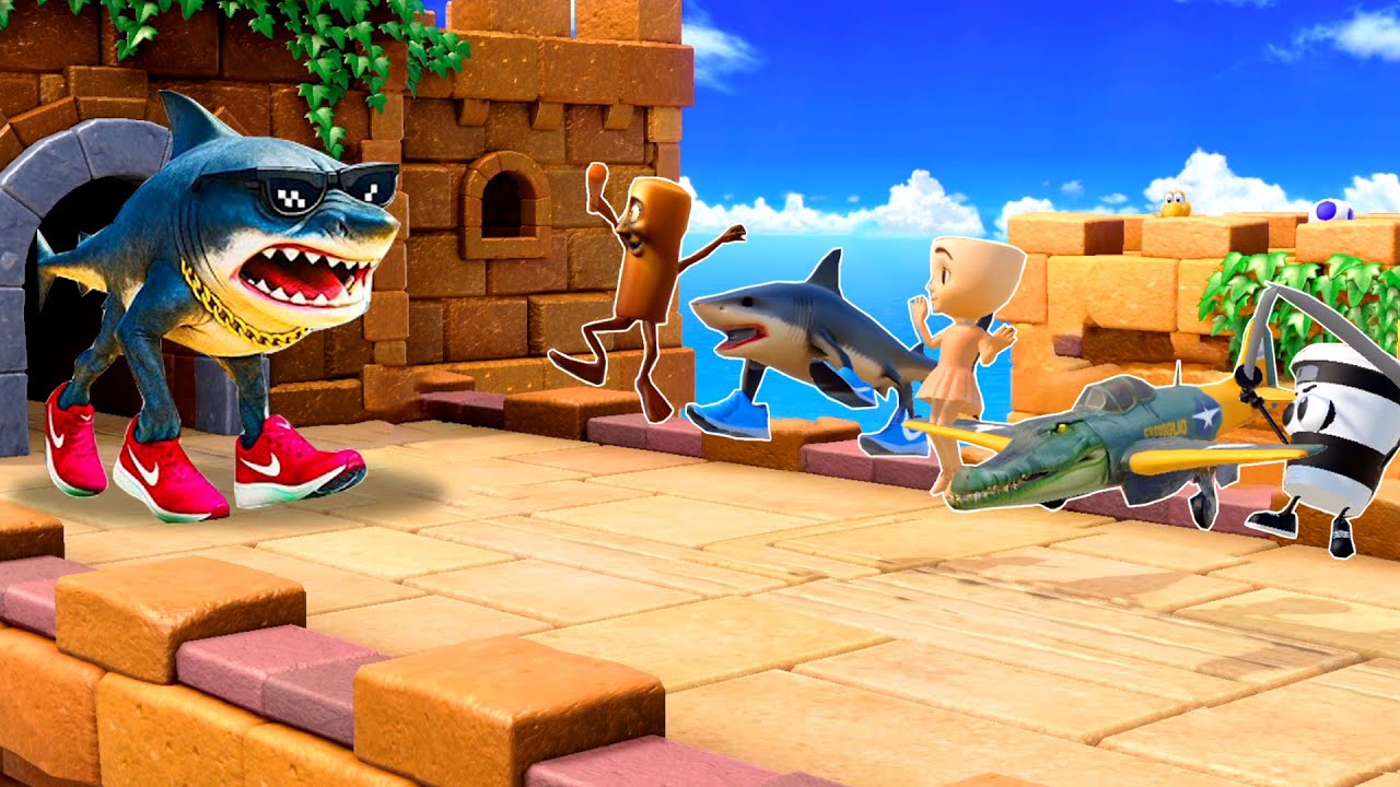 Super Mario Party All Funny Minigames With Tung Tung Tung Sahur (Hardest Difficulty)