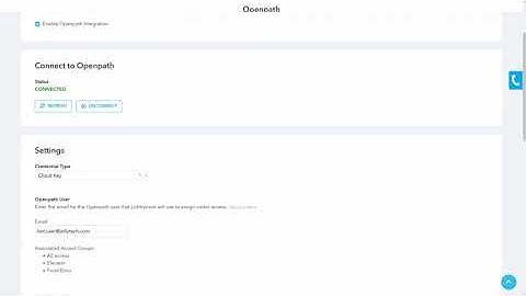 Openpath Access Control System Integration  With Lobbytrack Visitor Management System