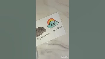 clouds before and after #drawing #artandcraft #viral